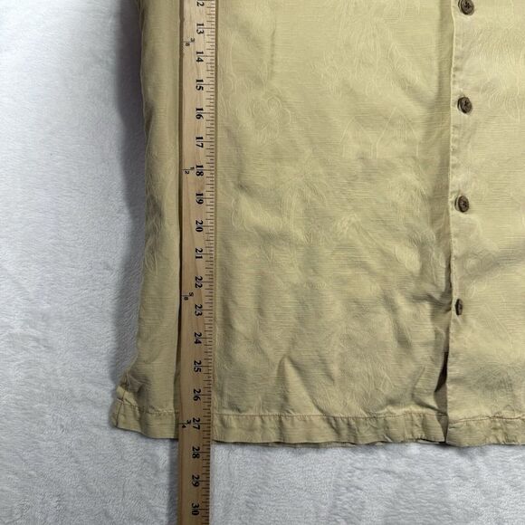 Tommy Bahama Camp Shirt Men's Extra Large Silk Short Sleeve Hawaiian Island‎ - Picture 11 of 12